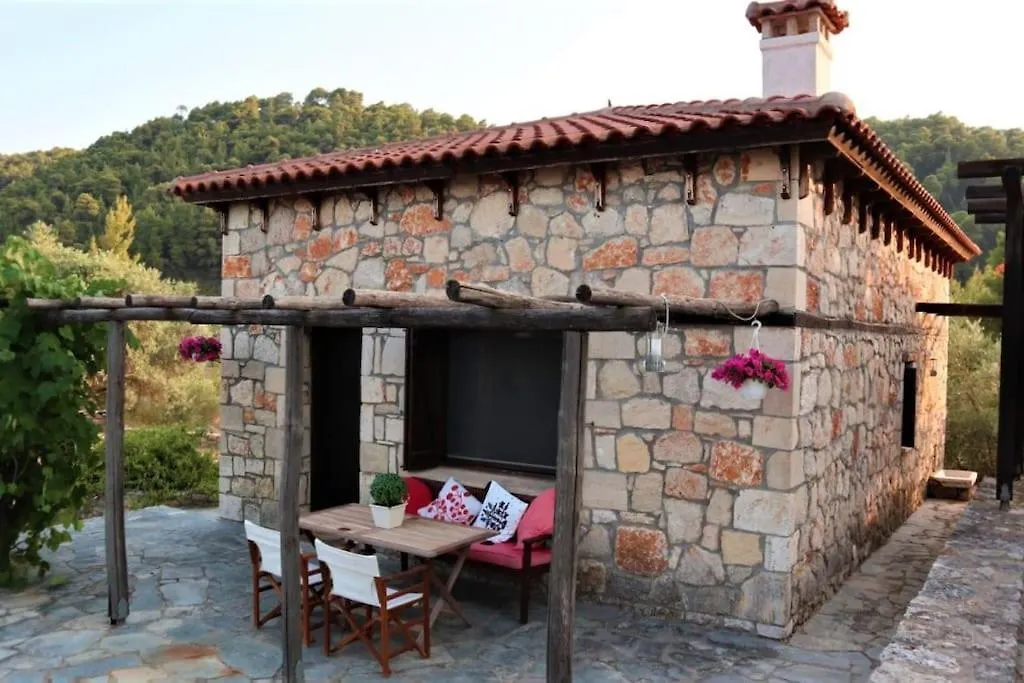Dom wakacyjny Willa Wood & Stone Dream View House A Diaporos